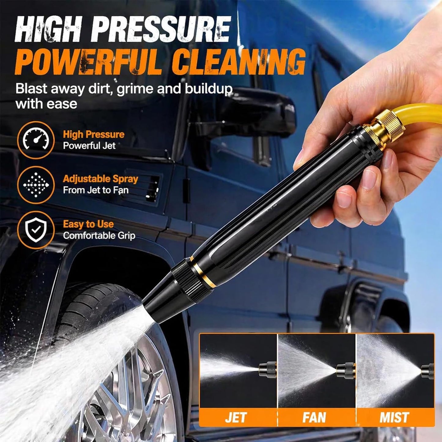 🔥Save Car Wash Costs With Powerful Water Pressure Cleaning