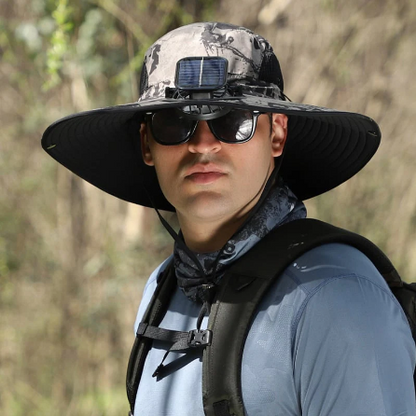🔥Father's Day Choice⚡2026 New Ultralight Solar Fan Sun Hat🎁Lighter Than a Baseball!⚾(Only 11oz)