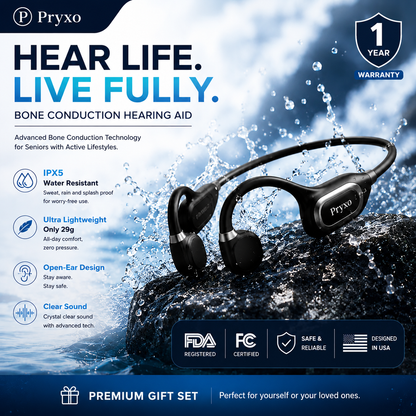🌎Ends Today: 83% OFF!⏰👂Revitalize your ears again💖 💥 LIMITED TIME OFFER!🔥X2 Bone Conduction Hearing Aid